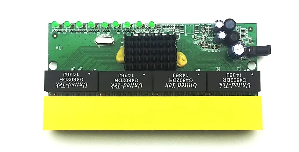 RTL8370N 8 портовый гигабитный неуправляемый сетевой коммутатор Ethernet 1000 Мбит/с PCBA OEM