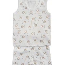 LeJin/комплект одежды для малышей, нижнее белье для новорожденных, жилет для малышей комплект одежды для мальчиков, летняя одежда для младенцев, хлопок, вязаный