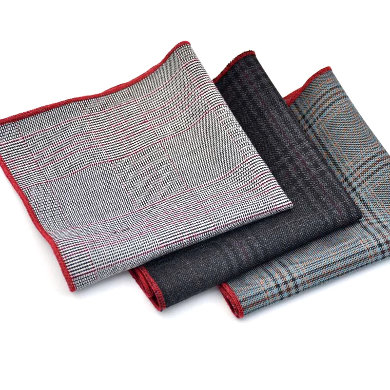 Fashion Men Handkerchief Square Into Male Suit Pocket Towel 23*23cm