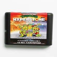 Turtles The Hyperstone Heist Game Cartridge Newest 16 bit Game Card For Sega Mega Drive / Genesis System