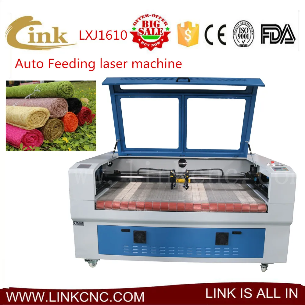 Новая модель бумажной лазерной резки цена/Ткань co2 лазерный резак/автоматическая