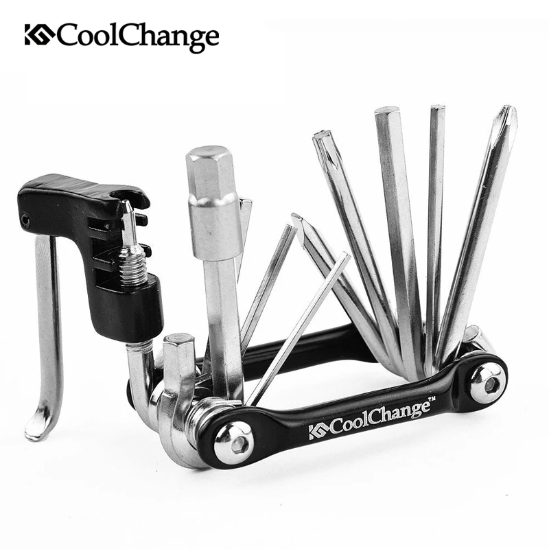 CoolChange 11 in 1 Multifunction Bicycle Repair Tools