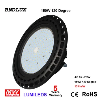 

240W LED High Bay UFO Light UL cUL DLC 34000LM MEANWELL IP65 LUMILED LED