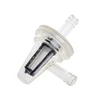 1x Universal Motorcycle Right Angle Inline Fuel Filter 1/4
