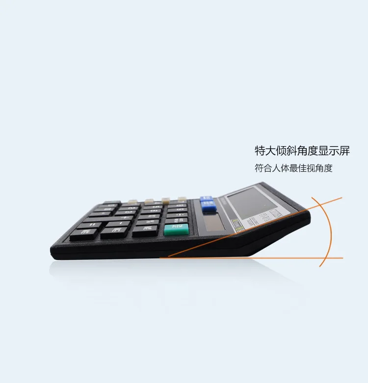 GTTTZEN CT-512 الكلاسيكية التمويل سطح المكتب السلطة المزدوجة 12 أرقام حاسبة الشمسية Calculadora