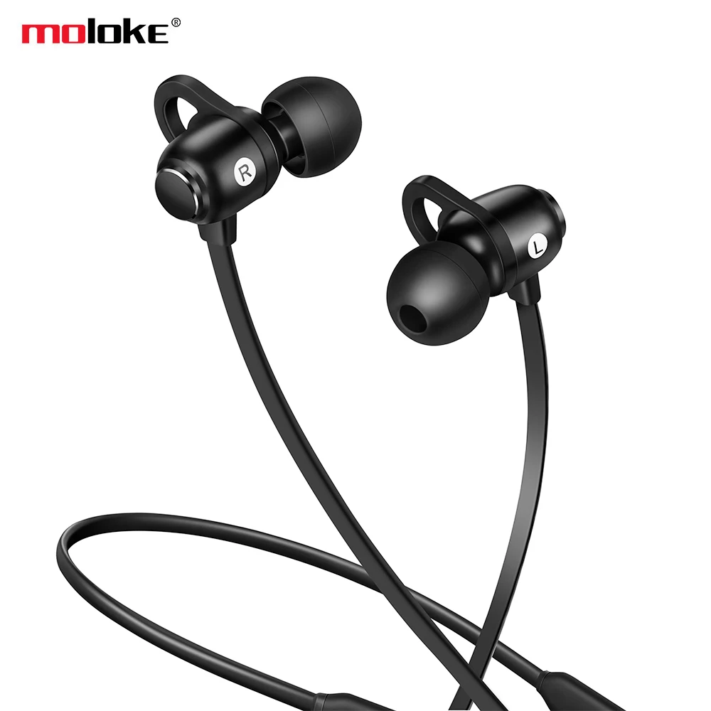 volume control Compatible with App Headset wireless Earbuds Ear Phones for All mobile device black bluetooth headphone