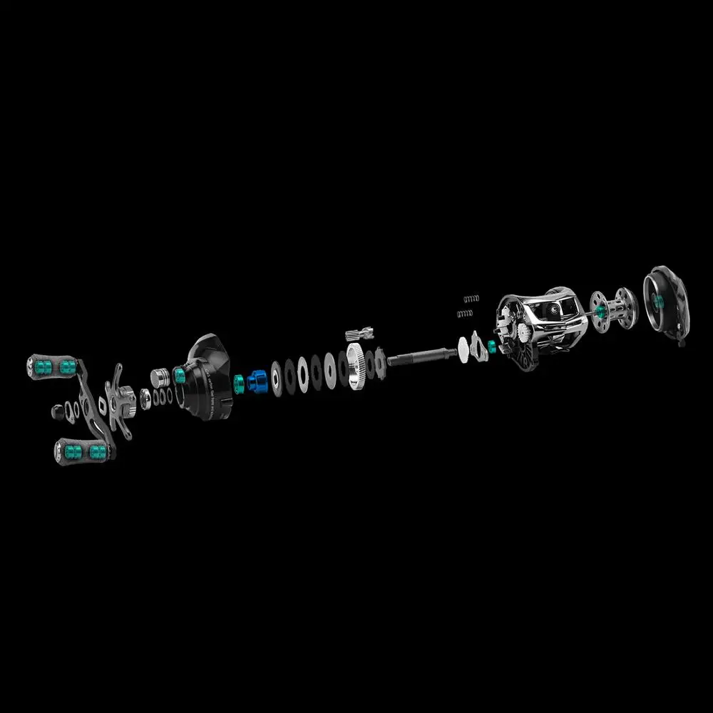 SeaKnight ELF II 1200 baitcasing Рыболовная катушка 6 4: 1/7. 2:1 13 + 1BB углеродное волокно 169 г ультра