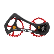 GUB R6000 17T Bicycle Rear Derailleur Pulleys Wheel Bike Carbon Fiber Jockey Wheel For Shiman0 5800/5700/4600/4700/105/Tiagra