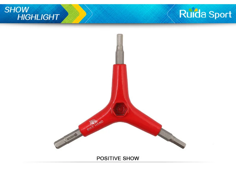 Велосипед ручной 4/5/6 мм 3 Way Y-образный шестигранный ключ, гаечный ключ, гаечный ключ Ремонт инструмента для велосипеда Mtb Горный Дорожный велосипед Велоспорт велосипед инструменты