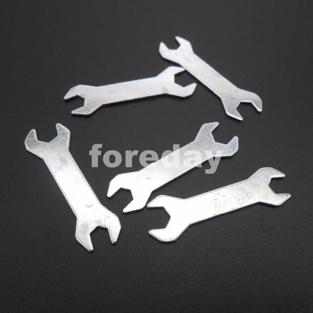

5PCS X NEW Mini small wrench M2 M2.5 nut hex wrenches Double-ended Spanner DIY Model TH= 0.7MM 2MM 2.5MM 1LOT=5PCS *FD012X5