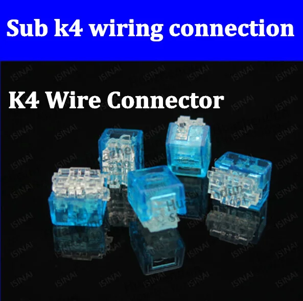 High quality,1000pcs K4 Wire Connector,K4 cable cable