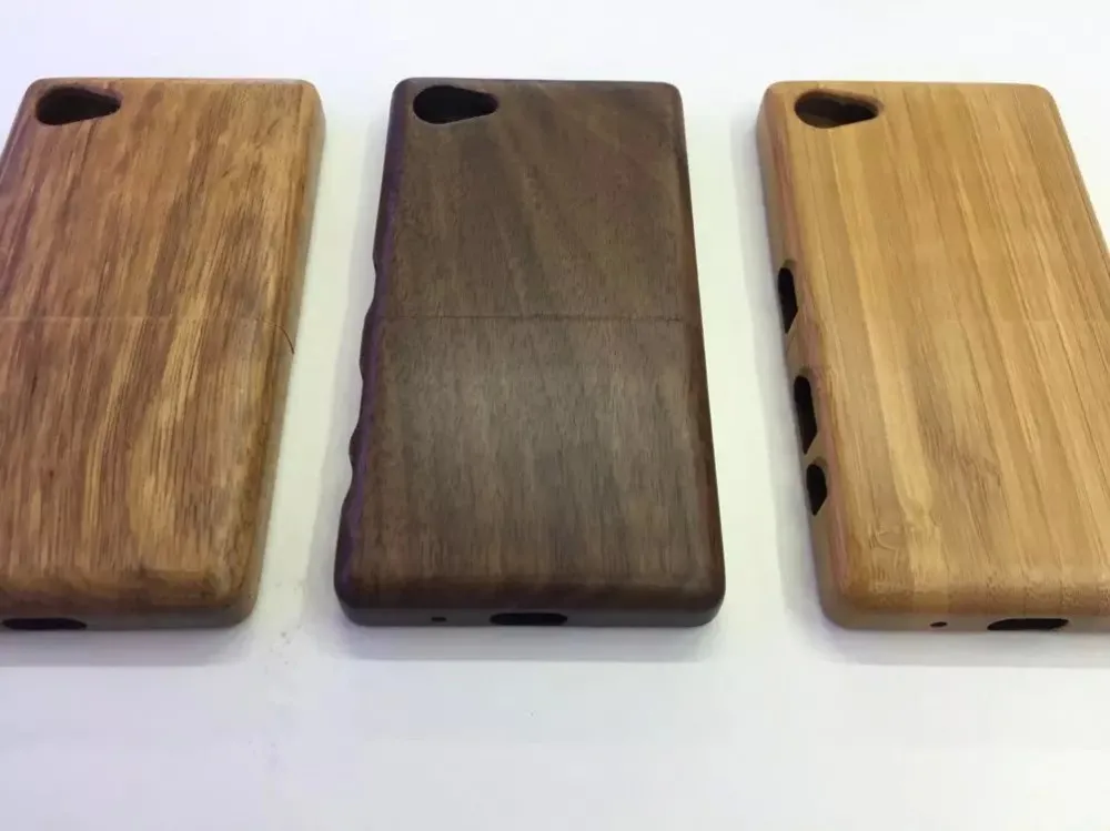 

Natural Materials Wooden Bamboo Cover hard Case for Sony Xperia Z5 Compact/Z5 mini