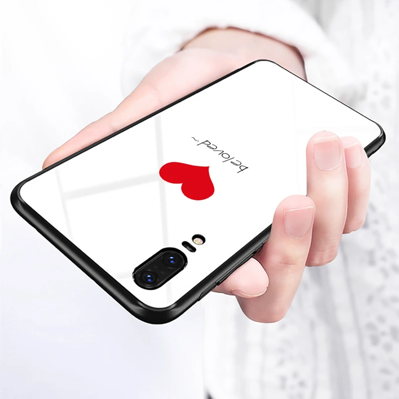 Чехол из закаленного стекла с рисунком планеты космоса звезды для Huawei P20 Pro Lite