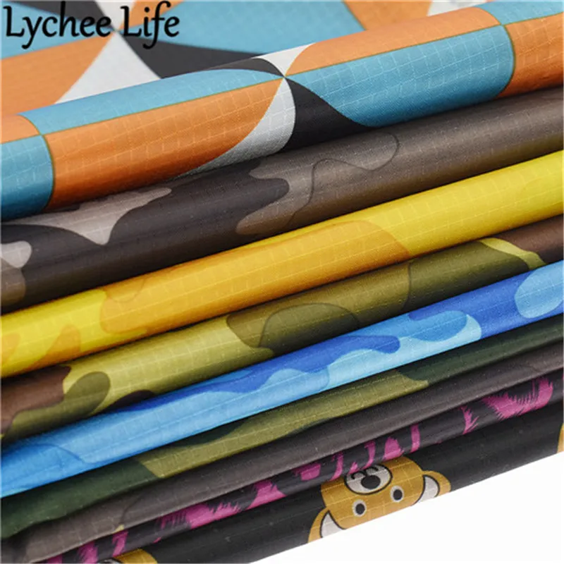 

Lychee Life PU Coating Waterproof Cloth Fabric 91x147cm Colorful Fabric DIY Home Handmade Sewing Clothes Supplies Decoration