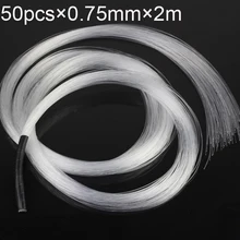 0,75 мм X 150 шт X 2 метра PMMA Пластиковый волоконно-оптический кабель для всех видов светодиодный светильник драйвер двигателя