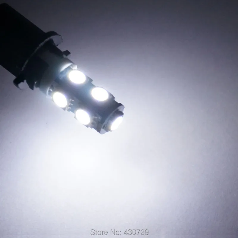 100x Автомобильный светодиодный T10 194 W5W 9 smd 5050 клиновидный светильник лампа 9SMD