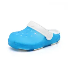

Summer Fashion Kids Colored Led Garden Sandals Luminous Clogs Casual Mules For Girl Boys Light Antiskid Children Flats Slipper