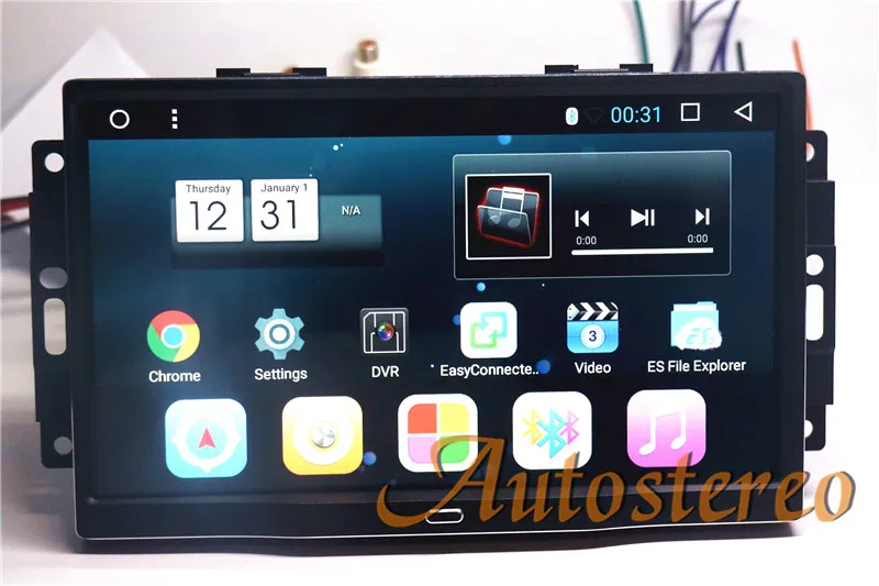 Discount Octa core Android 8 Car GPS navigation For Chrysler 300C Jeep Dodge 2004-2008 No DVD player multimedia tape recorder head unit 13