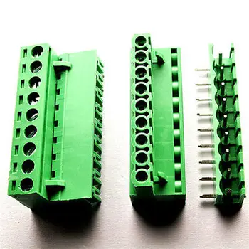 

10PCS 5.08mm Pitch 9 pin 9 way Looper Angle Screw Terminal Block Plug connector