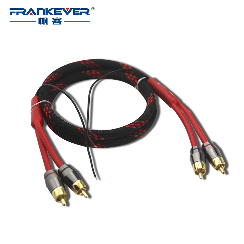 Frankever Coaxial Audio Video 2 RCA Stereo Cable to 2 RCA Male to Male
