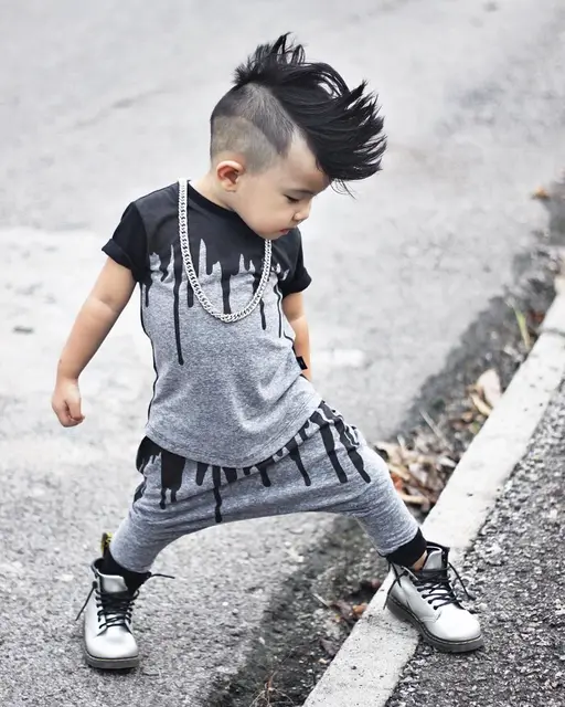 2pcs Newborn Toddler Infant Kids Baby Boy Clothes T-shirt Tops Short Sleeve + Pants Long Fashion Outfits Set Kids Boy 0-4Y 3