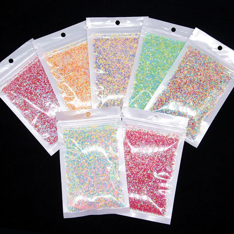 

Paillettes 1mm Round Dot PVC Loose Sequins Paillettes Nail Art Manicure Women DIY Wedding Decoration Confetti Lentejuelas10/20g