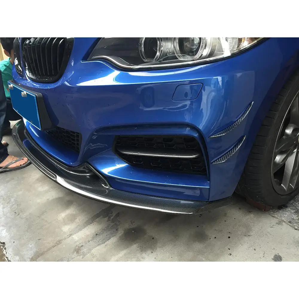 Передний бампер из углеродного волокна сплиттер спойлер для BMW E46 E90 F30 F32 F33 F36 F10 G30