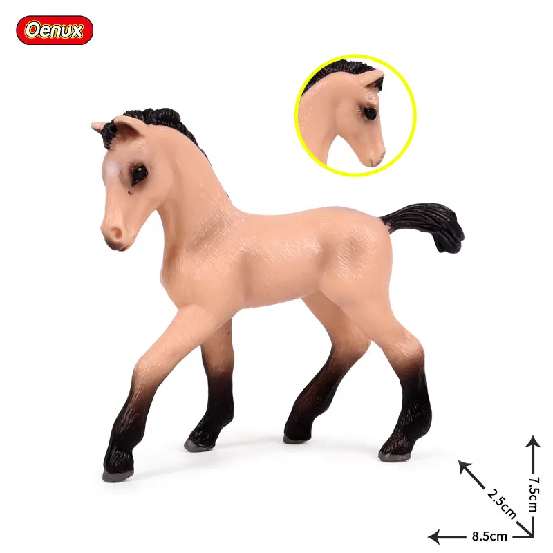 Oenux Моделирование Птицы Животные лошадь корова маленький размер фигурки животных миниатюрная ферма курица Фигурки игрушки для детей подарок - Цвет: Without Box