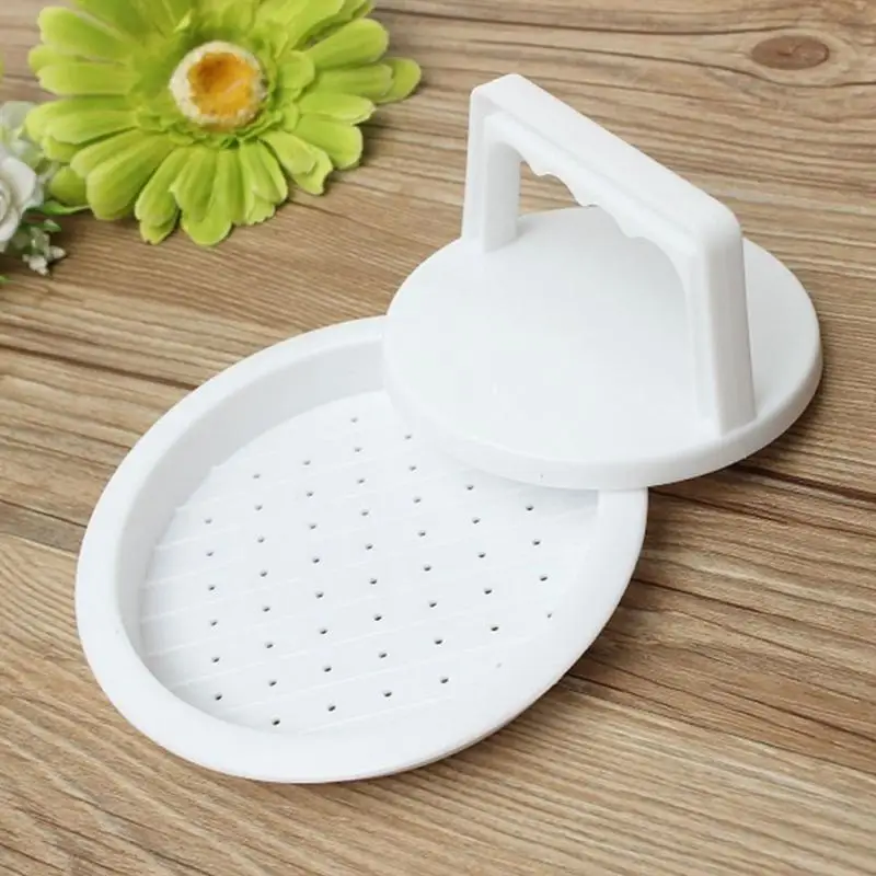 

Manual Hamburger Making Tool DIY Hamburger Molds Plastic Meat Pie Press Mold