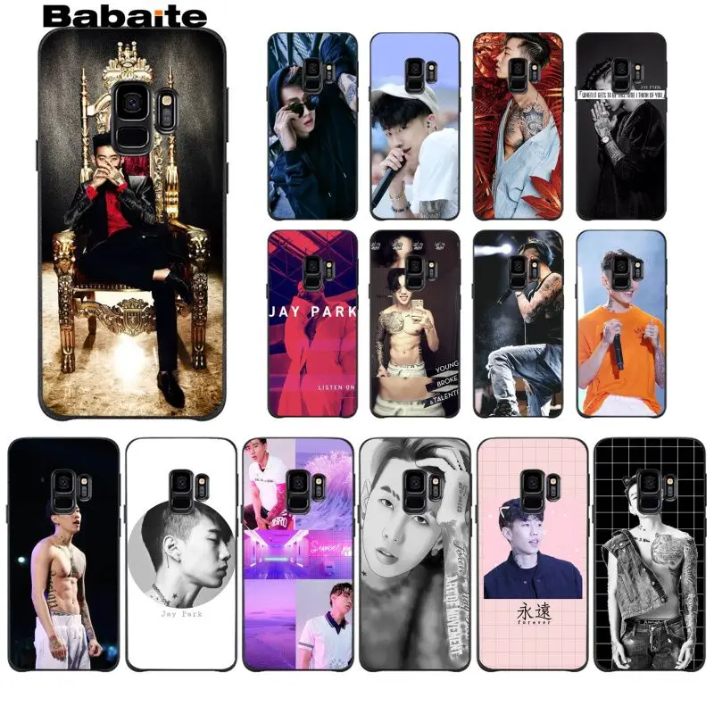 

Babaite Jay Park Colorful Smart Cover Phone Case For GALAXY s5 s6 edge edge plus s7 edge s8 plus s9 plus s10