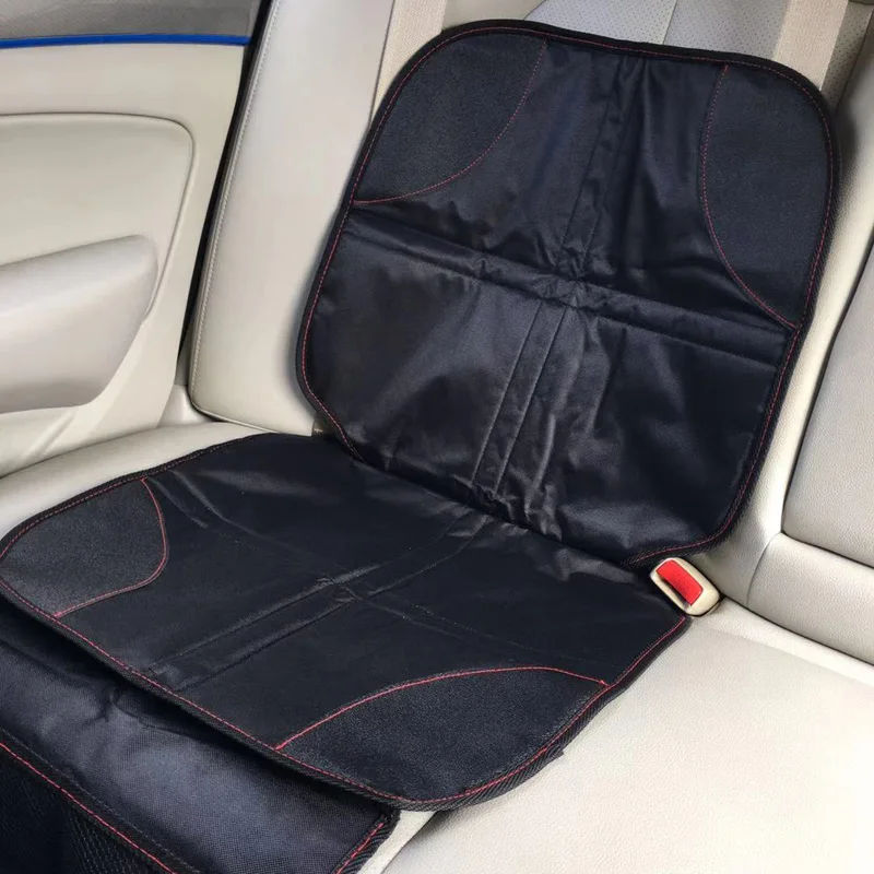 

Back Car Seat Protector For Baby Infant Safety Mat Universal Kid's Oxford Cotton Waterproof Material Pad Cover With Pocket