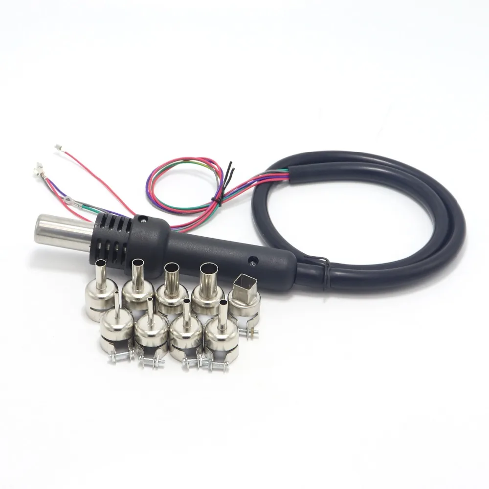 

Original KADA850 852 850D series digital display desoldering station hot air gun handle four core five wire and wind Tsui