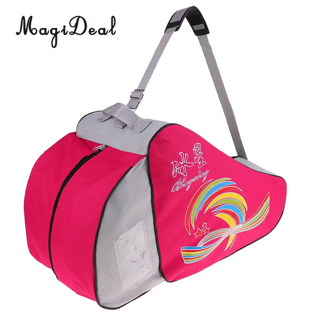 Inline Roller Skating Boots Bag Ice Hockey Skates Helmet Storage Bag