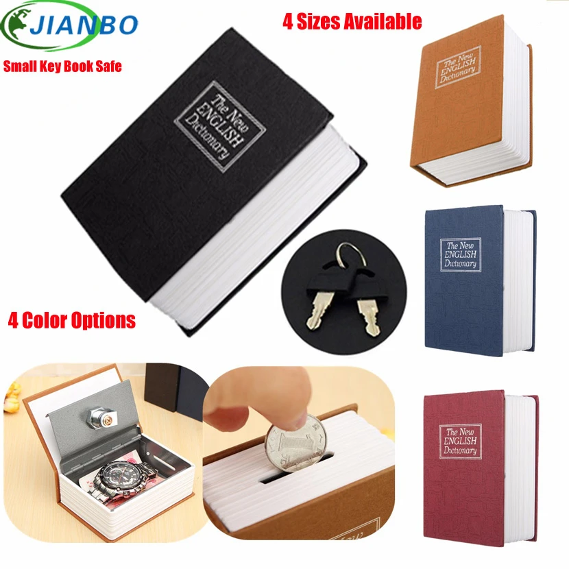Safe Secret Dictionary Security Book Lock Cash Jewellery Storage Box O3 