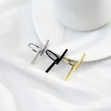 Timlee R001 Frete grátis New Criativo Geometria Simples Abertura Anéis de Dedo, a Personalidade de Jóias Por Atacado