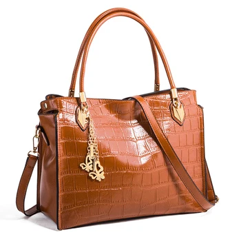 

Crocodile Pattern Handbag Shoulder Bags for women 2019 Autumn New Brand Designer Large Capacity Messenger Bag sac bolsa feminina
