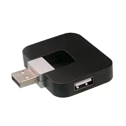 Изготовленный На Заказ складная бумажная USB 2,0 4-Порты и разъёмы компонентов мульти концентратор разделитель Мощность для Тетрадь