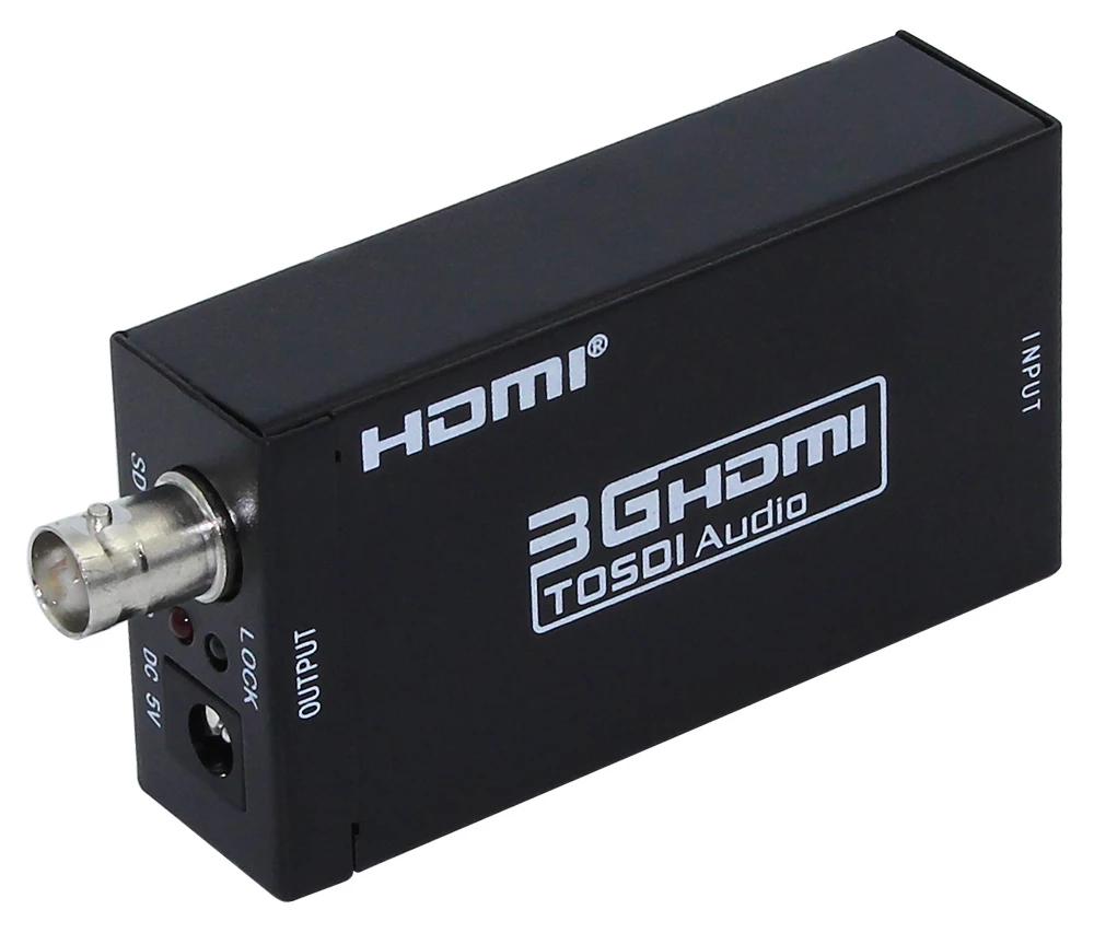 2Pcs/Lot Free Shipping 1PCS Mini 3G 1080P HDMI To SDI SD-SDI HD-SDI 3G-SDI HD Video Converter with Power Adapter Wholesale 2Pcs/Lot Free Shipping 1PCS Mini 3G 1080P HDMI To SDI SD-SDI HD-SDI 3G-SDI HD Video Converter with Power Adapter Wholesale