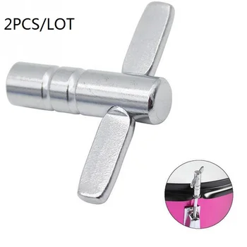 

2pcs Drum Wrench Tuner Durable Drums Accessories Universal Percussion Key Tools Wrenchs Adjustment Silver Accessory Adjusting