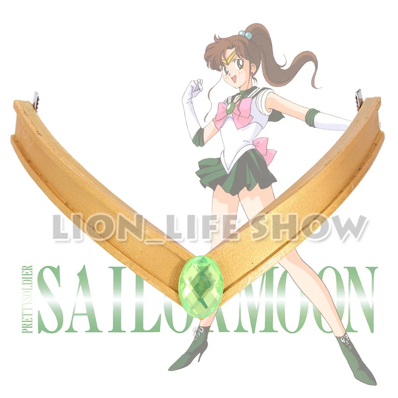 25th Sailor Moon Crystal Sailor Jupiter Kino Makoto головной убор повязка на голову для косплея аксессуары для косплея для волос - Цвет: Headwear