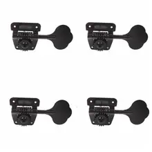 4R Open Frame Bass Tuner Tuning Peg Black for P/J basse WJBR-200-BK