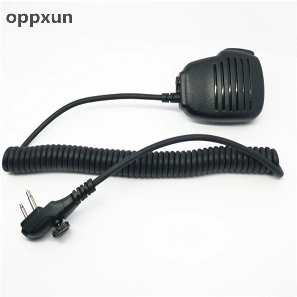 

OPPXUN new 2pins M plug microphone speaker for hytera tc700 tc620 cb radio yeasu Mic Speaker