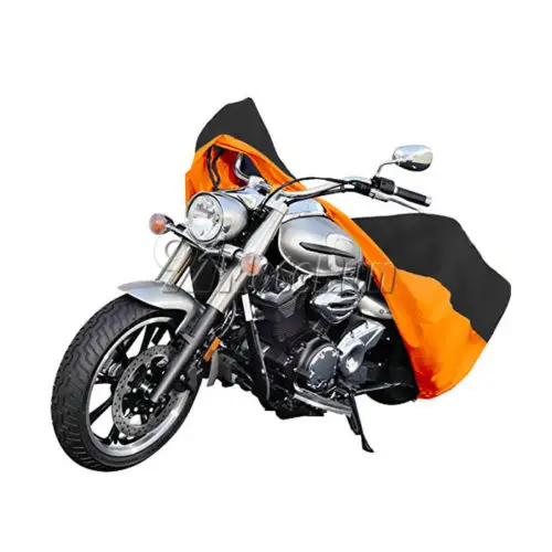 Black Waterproof Motorcycel Cover For Harley-Davidson Sportster 883 1200 XL 