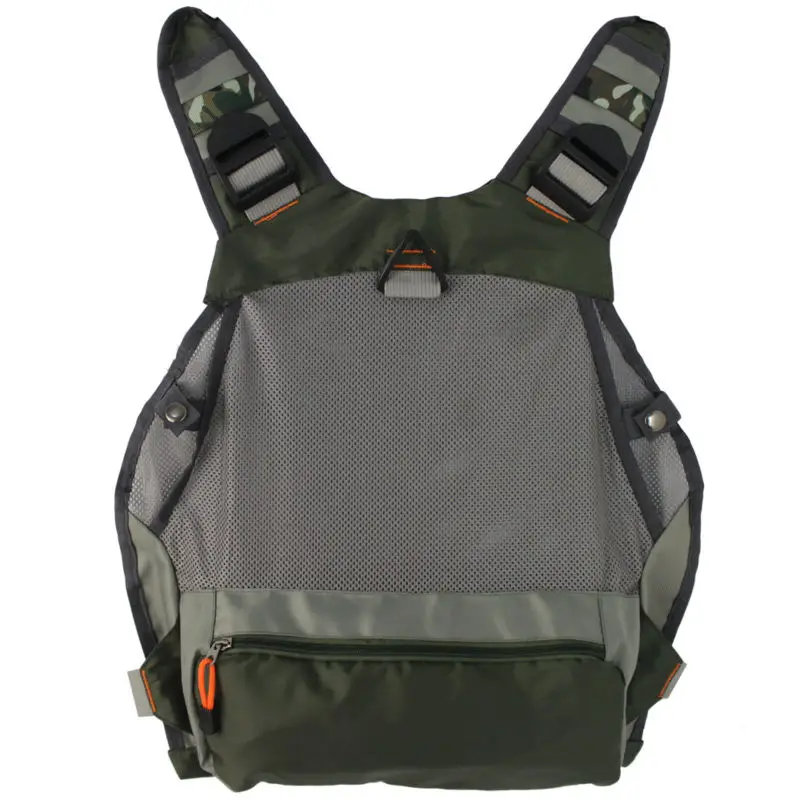 Colete de Pesca com Mosca Bolso de Malha Esportes ao ar Livre dos Homens ao ar Novo Tamanho Ajustável Livre Caça Pesca Colete Mutiple 5 Cheap Coletes de pesca