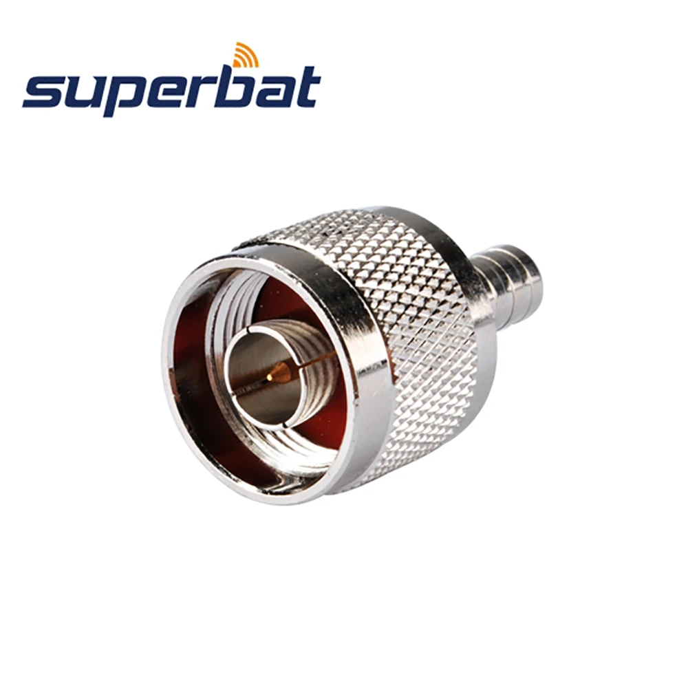 Superbat 5 шт. N-SMB RF адаптер N штекер для smb разъем прямой РФ коаксиальный разъем
