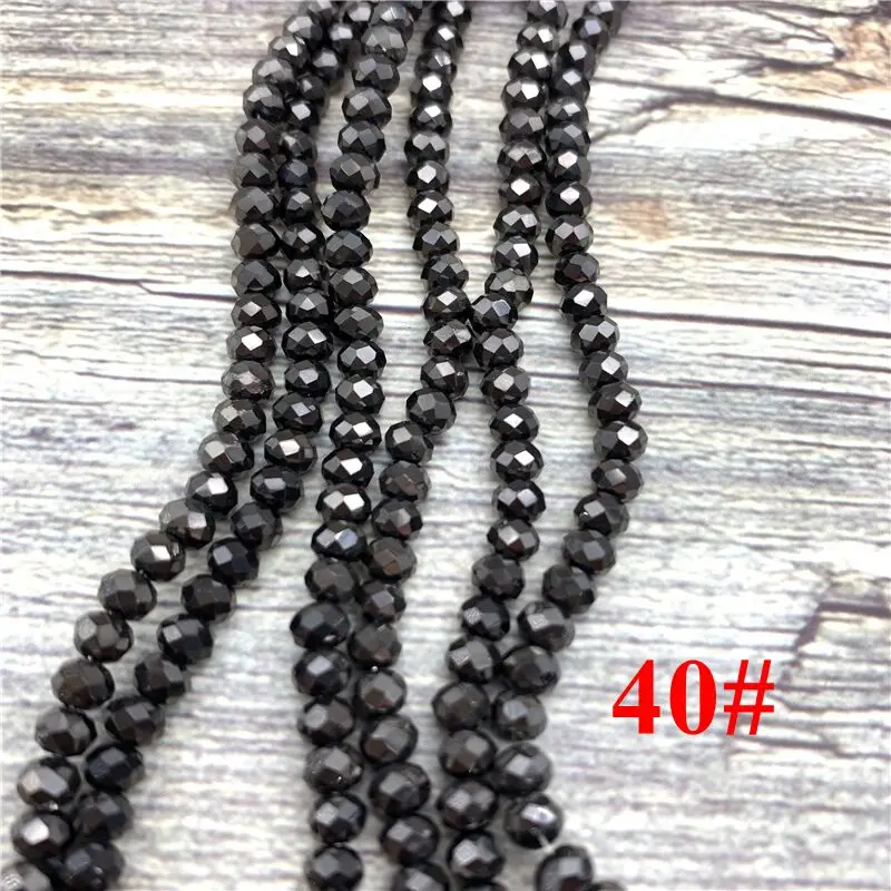 2x3mm/3x4mm/4x6mm Crystal Rondel Beads Faceted Glass Beads For Jewelry Making DIY Female Bracelet Necklace Jewelry 2x3mm/3x4mm/4x6mm Crystal Rondel Beads Faceted Glass Beads For Jewelry Making DIY Female Bracelet Necklace Jewelry