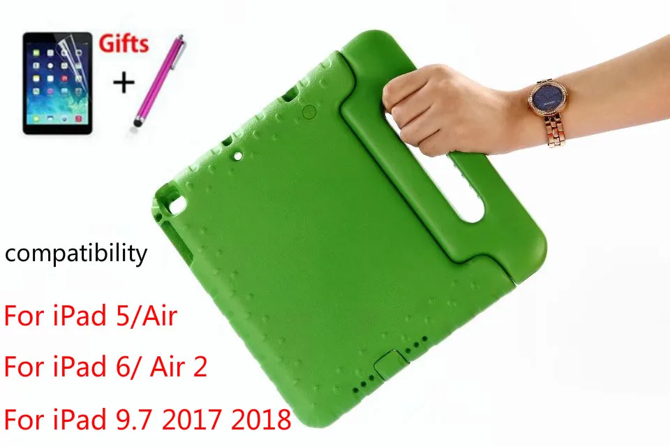Чехол для нового IPad 9 7 2017 2018 A1822 A1823 противоударный мягкий детский чехол планшета с