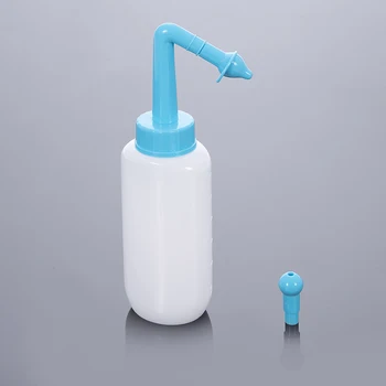 

Nasal washing neti pot nasal irrigator salt Adult Child Yoga chronic allergic rhinitis saline nasal washing pot+ 10pcs wash salt