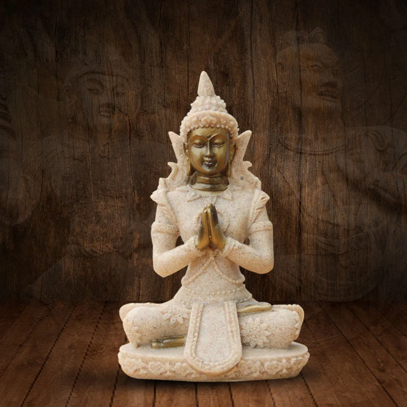 large resin buddha