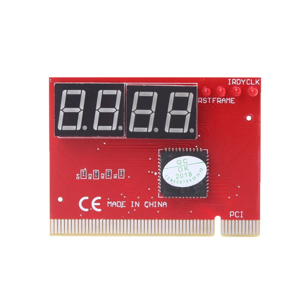 Материнская плата PCI для компьютера светодиодная 4 разрядная диагностическая